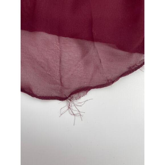 White Vera Wang Burgandy Sweatheart Neckline‎ Dress Size 6 Wedding Bridesmaid - Picture 6 of 6